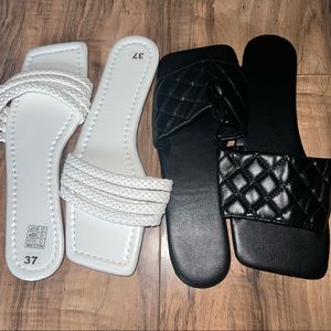 Bundle Braid Detail Slide Sandals 6.5
New Mules plates matelassées 6.5